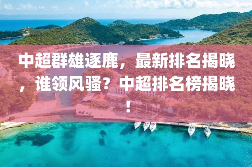 中超群雄逐鹿，最新排名揭曉，誰領(lǐng)風騷？中超排名榜揭曉！