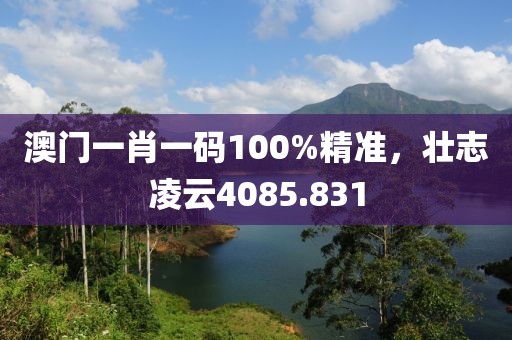 澳門一肖一碼100%精準(zhǔn)，壯志凌云4085.831