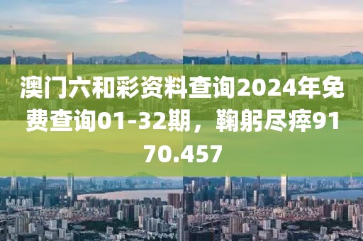 澳門六和彩資料查詢2024年免費(fèi)查詢01-32期，鞠躬盡瘁9170.457