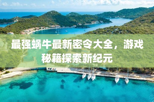 最強蝸牛最新密令大全，游戲秘籍探索新紀元
