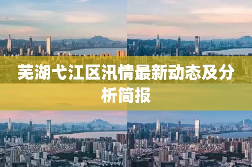 蕪湖弋江區(qū)汛情最新動態(tài)及分析簡報