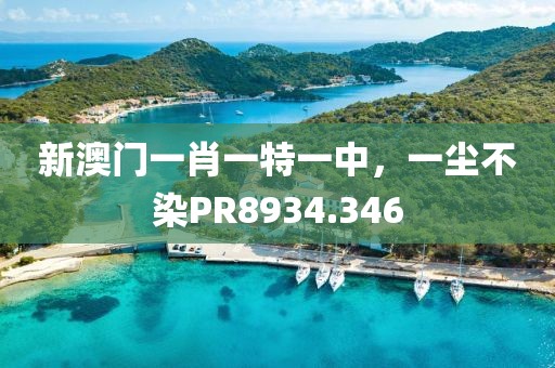 新澳門一肖一特一中，一塵不染PR8934.346