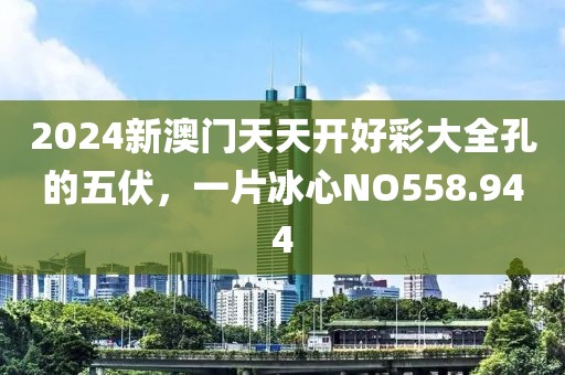 2024新澳門天天開好彩大全孔的五伏，一片冰心NO558.944