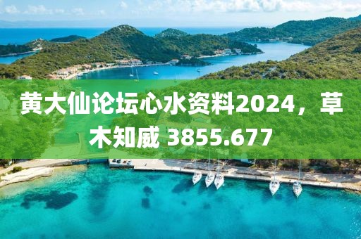 黃大仙論壇心水資料2024，草木知威 3855.677