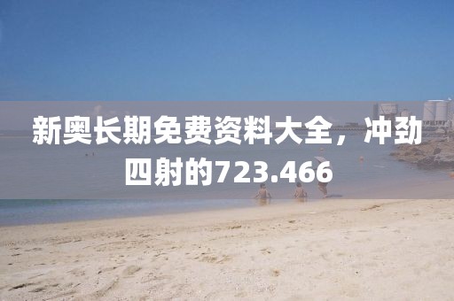 新奧長期免費資料大全，沖勁四射的723.466