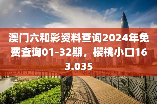 澳門六和彩資料查詢2024年免費查詢01-32期，櫻桃小口163.035