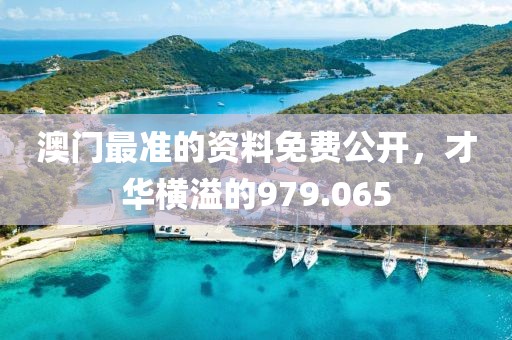 澳門最準(zhǔn)的資料免費(fèi)公開，才華橫溢的979.065