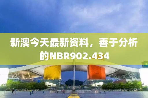 新澳今天最新資料，善于分析的NBR902.434