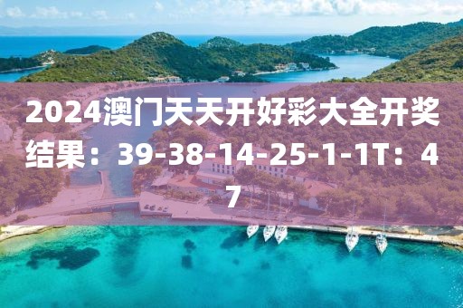 2024澳門天天開好彩大全開獎結果：39-38-14-25-1-1T：47