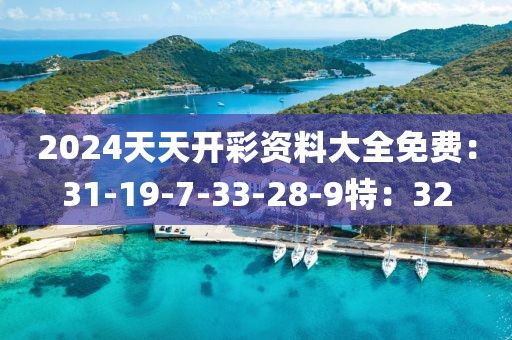 2024天天開彩資料大全免費(fèi)：31-19-7-33-28-9特：32