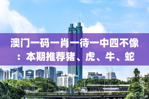 澳門(mén)一碼一肖一待一中四不像：本期推薦豬、虎、牛、蛇