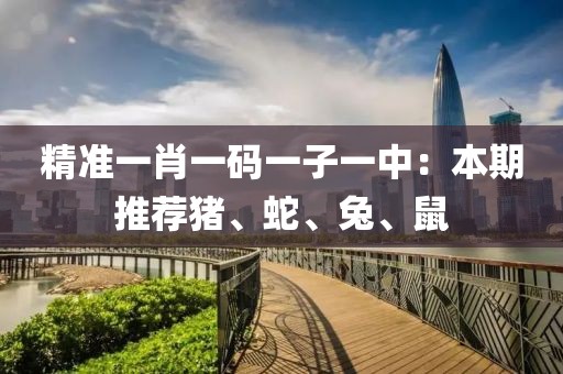 精準(zhǔn)一肖一碼一子一中：本期推薦豬、蛇、兔、鼠