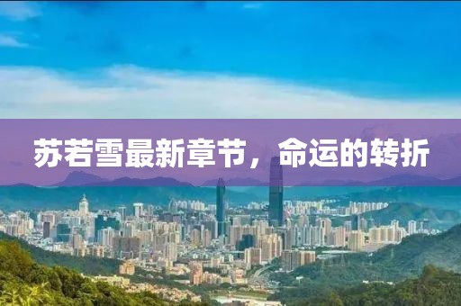 蘇若雪最新章節(jié)，命運(yùn)的轉(zhuǎn)折