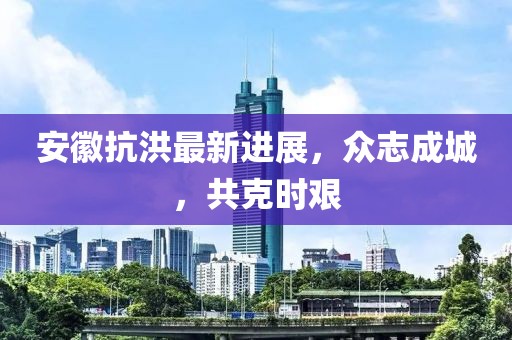 安徽抗洪最新進(jìn)展，眾志成城，共克時(shí)艱