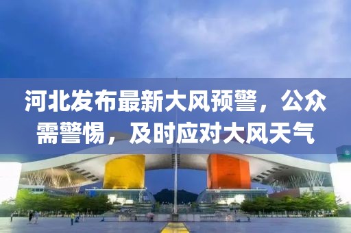 河北發(fā)布最新大風(fēng)預(yù)警，公眾需警惕，及時應(yīng)對大風(fēng)天氣