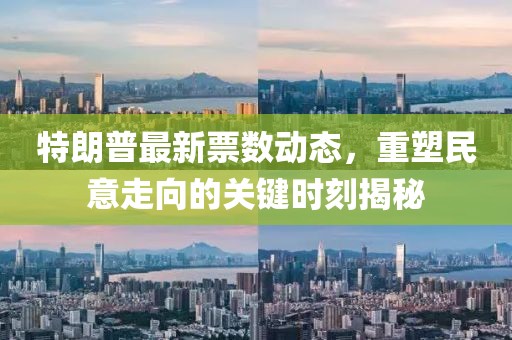 特朗普最新票數(shù)動(dòng)態(tài)，重塑民意走向的關(guān)鍵時(shí)刻揭秘