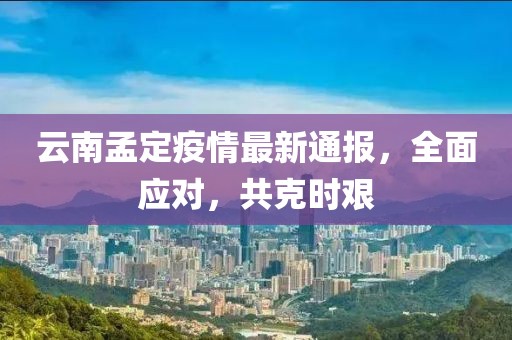 云南孟定疫情最新通報，全面應(yīng)對，共克時艱