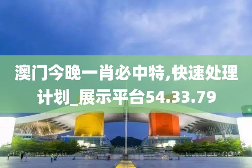 澳門今晚一肖必中特,快速處理計(jì)劃_展示平臺(tái)54.33.79