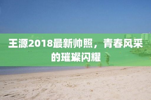 王源2018最新帥照，青春風(fēng)采的璀璨閃耀