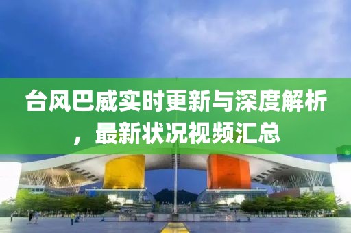 臺(tái)風(fēng)巴威實(shí)時(shí)更新與深度解析，最新?tīng)顩r視頻匯總