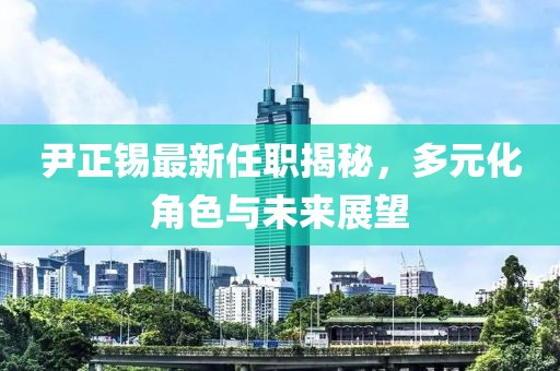 尹正錫最新任職揭秘，多元化角色與未來展望