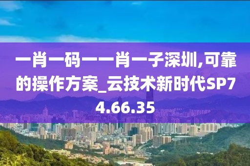 一肖一碼一一肖一子深圳,可靠的操作方案_云技術(shù)新時代SP74.66.35
