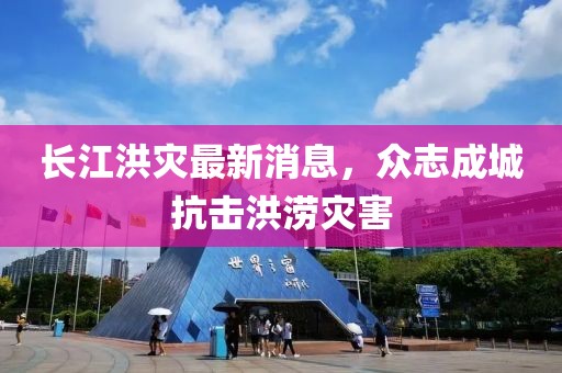 長(zhǎng)江洪災(zāi)最新消息，眾志成城抗擊洪澇災(zāi)害