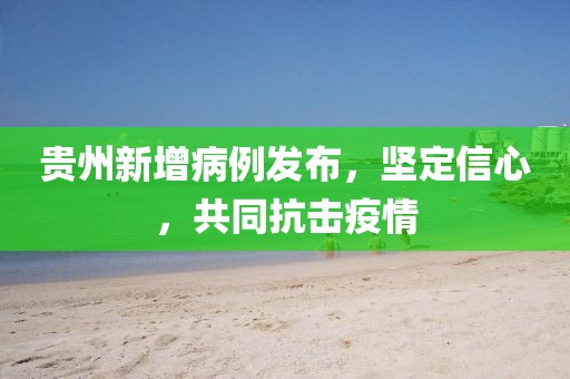 貴州新增病例發(fā)布，堅(jiān)定信心，共同抗擊疫情