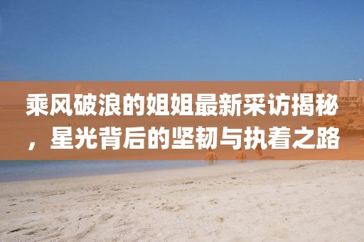 乘風(fēng)破浪的姐姐最新采訪揭秘，星光背后的堅韌與執(zhí)著之路