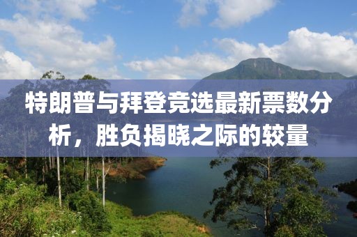 特朗普與拜登競選最新票數(shù)分析，勝負揭曉之際的較量