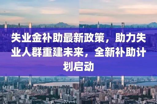 失業(yè)金補(bǔ)助最新政策，助力失業(yè)人群重建未來，全新補(bǔ)助計(jì)劃啟動(dòng)