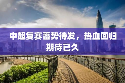 中超復(fù)賽蓄勢(shì)待發(fā)，熱血回歸期待已久