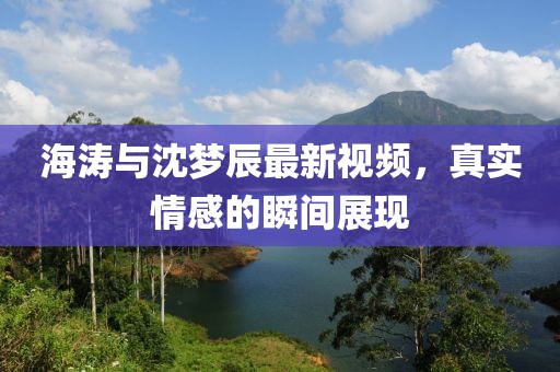 海濤與沈夢辰最新視頻，真實(shí)情感的瞬間展現(xiàn)