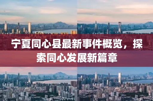 寧夏同心縣最新事件概覽，探索同心發(fā)展新篇章