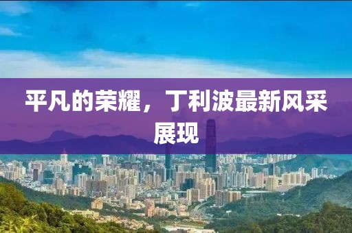 平凡的榮耀，丁利波最新風(fēng)采展現(xiàn)