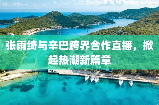 張雨綺與辛巴跨界合作直播，掀起熱潮新篇章