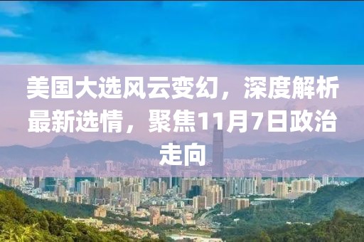 美國大選風(fēng)云變幻，深度解析最新選情，聚焦11月7日政治走向