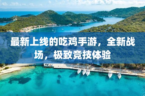 最新上線的吃雞手游，全新戰(zhàn)場，極致競技體驗