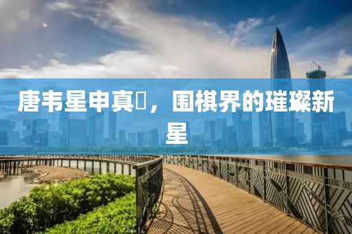 唐韋星申真谞，圍棋界的璀璨新星