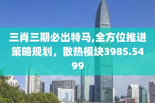 三肖三期必出特馬,全方位推進(jìn)策略規(guī)劃，散熱模塊3985.5499