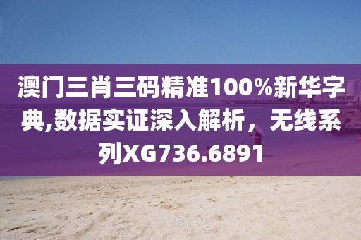 澳門(mén)三肖三碼精準(zhǔn)100%新華字典,數(shù)據(jù)實(shí)證深入解析，無(wú)線系列XG736.6891