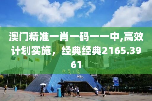澳門精準(zhǔn)一肖一碼一一中,高效計(jì)劃實(shí)施，經(jīng)典經(jīng)典2165.3961