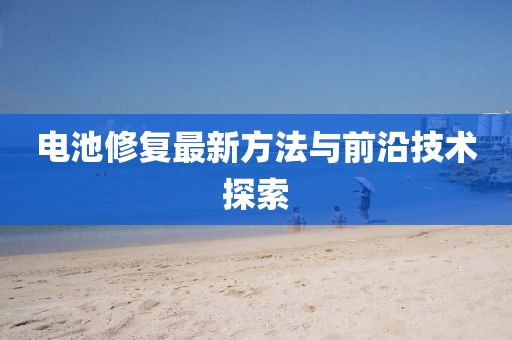 電池修復(fù)最新方法與前沿技術(shù)探索