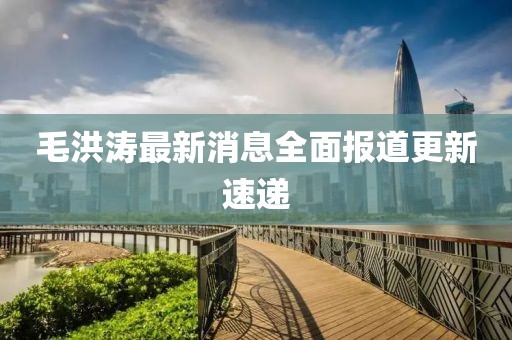 毛洪濤最新消息全面報道更新速遞
