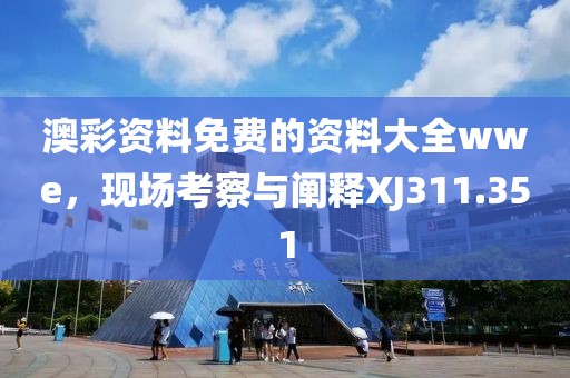 澳彩資料免費的資料大全wwe，現(xiàn)場考察與闡釋XJ311.351