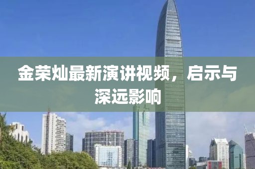 金榮燦最新演講視頻，啟示與深遠(yuǎn)影響