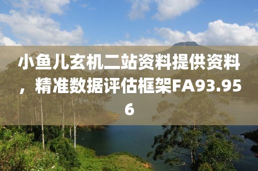 小魚兒玄機(jī)二站資料提供資料，精準(zhǔn)數(shù)據(jù)評(píng)估框架FA93.956