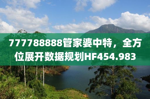 777788888管家婆中特，全方位展開數(shù)據(jù)規(guī)劃HF454.983
