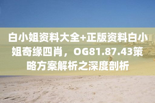 白小姐資料大全+正版資料白小姐奇緣四肖，OG81.87.43策略方案解析之深度剖析