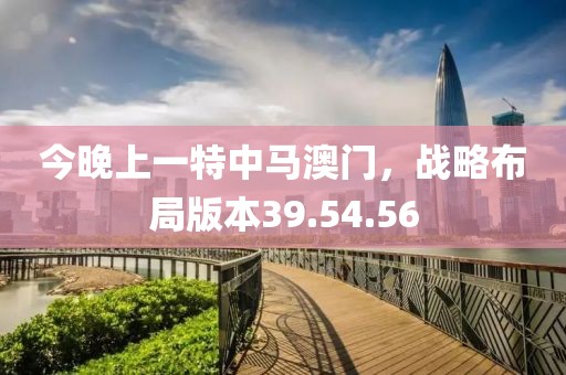 今晚上一特中馬澳門，戰(zhàn)略布局版本39.54.56